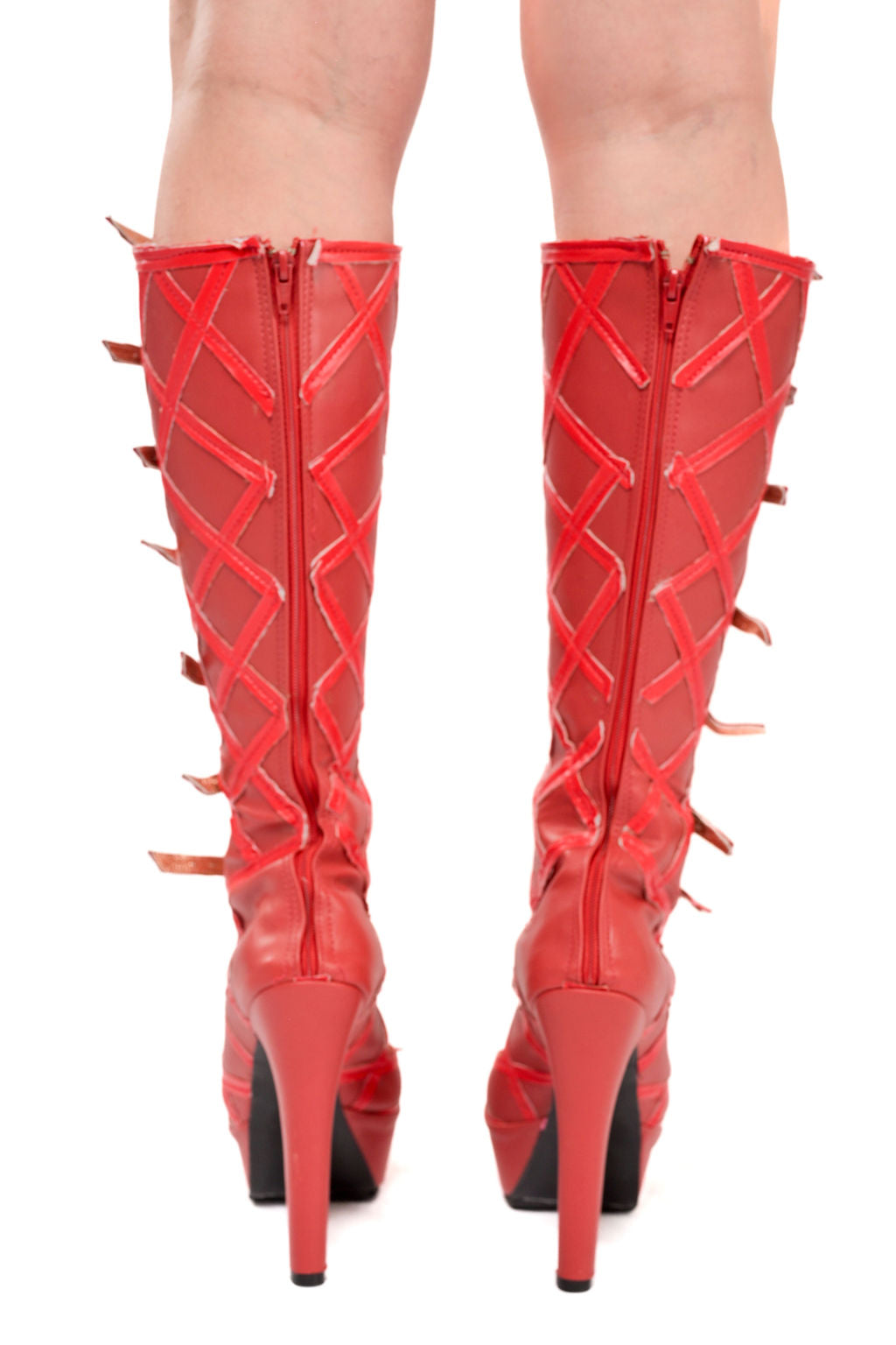 Red Samba Gladiator Sandals