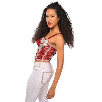 Red Top and Pants